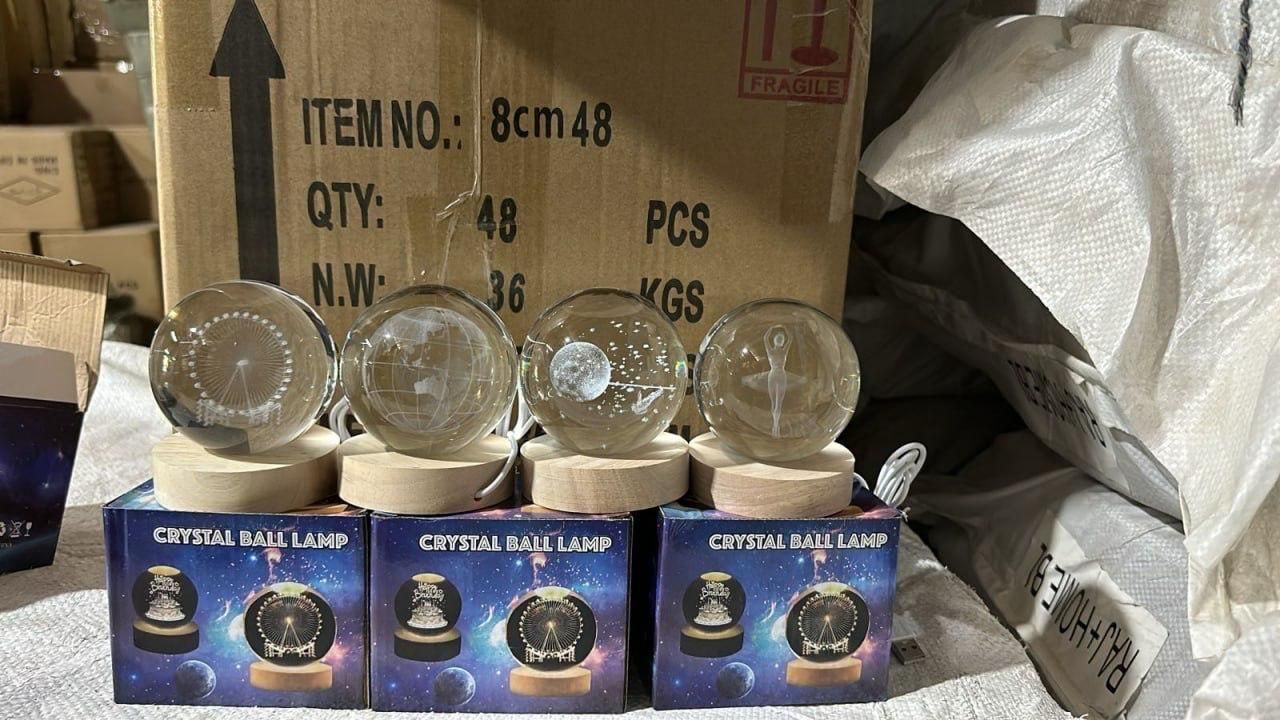 3D Crystal Lamp Moon (Home Decor)